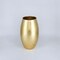 Gilded Smooth Oval Shape Glass Vase Ideal Use for Weddings Receptions or Home Decor